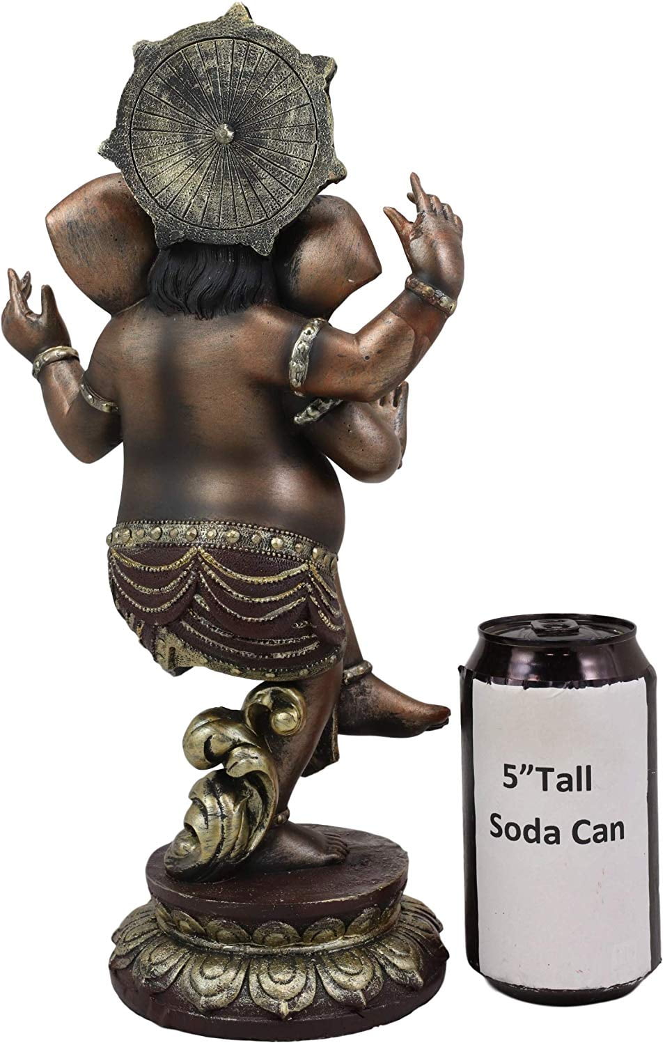 Dancing Ganesha - Brass Statue - Walmart.com