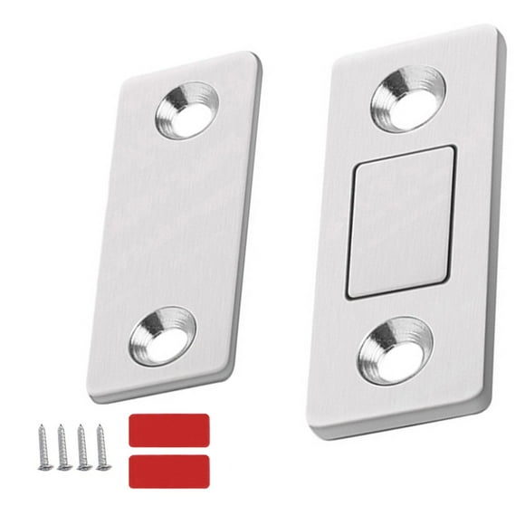 Bgsha 2pcs/Set Strong Door Closer Magnetic Door Catch Latch Door Magnet Furniture