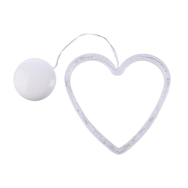 Lámpara colgante LED con ventosa para Navidad, ideal para dormitorio, árbol, ventana y vacaciones. 17cmx17cm