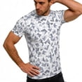 thumbnail image 5 of FRSASU Colorful Geometric Pattern T-Shirt for Men Color Block Printed Short Sleeves Summer Loose T Shirts Crew-Neck Tops Tee Camouflage-G, 5 of 9