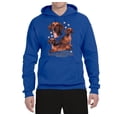 thumbnail image 2 of If It's Not a Dachshund It's Just a Dog Gift | Mens Dog Lover Hooded Sweatshirt Graphic Hoodie, Royal, 3XL, 2 of 3