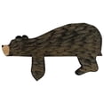 thumbnail image 1 of Oso marrón de madera para puerta, decoración superior, muebles, miniaturas, abalorios (marrón), 1 of 3