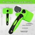 thumbnail image 5 of Qianruida Dog Brush Cat Brush for Shedding and Grooming, Self-Cleaning Pet Brush for Long or Short-Haired Cats and Dogs, Green, 5 of 9