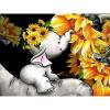 thumbnail image 2 of Cuadros Decorativos 5D Taladro Redondo Completo Dibujo Imagen Girasol Elefante Diamante Pintura Ornamento Ndcxsfigh Nuevos Originales, 2 of 8