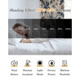 thumbnail image 5 of Blue Spring Floral Blackout Curtains 63 Inches Long for Bedroom, Vintage Botanical Farmhouse Thermal Insulated Room Darkening Black Out Window Curtain Panels Grommet Drapes for Living Room, 5 of 8