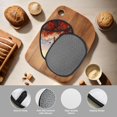 thumbnail image 4 of Pofeuu Eiffel Tower Print Silicone Pot Mat Mitten With Hanging Loop Heat Resistant Oven Mitts Non-Slip Bbq Baking Smoking Potholders, 4 of 7
