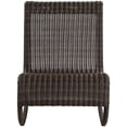 thumbnail image 3 of Meridian Furniture Antigua Brown Wicker And Steel Outdoor Patio Rocker, 3 of 11
