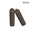 thumbnail image 2 of Uxcell Screw Thread Protectors End Caps Vinyl 50 Pcs 3mm Brown, 2 of 5