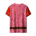 thumbnail image 5 of VBTAPA Funny Shirts for Men Valentine Day Heart Graphic Bow Tie Tuxedo Printed Short Sleeve Tops Casual Holiday Vacation Party Tshirt Red XXL, 5 of 7