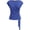 Blue, variant on Womens Tops Summer Cap Sleeve Crew Neck Tie Waist Blouses Dressy Casual Business Work Clothes Spring Fashion