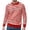 Red, variant on Fall Sweatshirts for Men Red And White Striped Crewneck Casual Long Sleeve Pullover Clothes Workout Shirt Size L