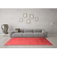 thumbnail image 3 of Ahgly Company Indoor Square Oriental Red Industrial Area Rugs, 4' Square, 3 of 4