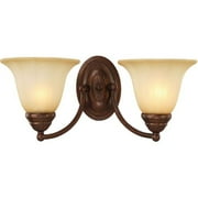 Hardware House - Electrical 54-3686 Abz 2Lt Wl/Bath Light 3686 Madrid Series