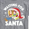 thumbnail image 3 of Toy Story - Waiting For Santa - Men's Short Sleeve Graphic T-Shirt, 3 of 5