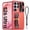 Coral Red, variant on Oupeigar for Samsung Galaxy S25 Ultra Case, with [Cards Holder][Camera Cover][Edge Raised] Rugged Shockproof Silicone Protective Phone Case-Black