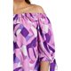 thumbnail image 4 of Blusa escote campesino Roman Fashion /Tallas Extras, 1608 (Lila) lila 40 Roman Fashion BL-GR-1608-LILA, 4 of 6
