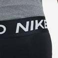 thumbnail image 5 of Nike Pro Big Kids' (Girls') Shorts Color: Black/White Size: S, 5 of 6