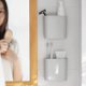 thumbnail image 4 of unbranded 2Ud Organizador De Pared Para Con Soporte Para Cepillos Y Almacenamiento Compacto, 4 of 8