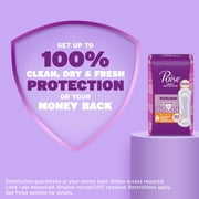 Poise Microliners Incontinence Panty Liners, 1 Drop, Extra Coverage, 80 Count