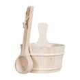 thumbnail image 4 of Wooden Bucket and Ladle Accessories Handmade for, 4 of 8