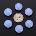 thumbnail image 4 of 500gs Imitation Jelly Acrylic Beads Flat Round Medium Slate Blue 17x9.5mm Hole: 2mm about 316pcs/500g, 4 of 7