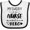 White and Black, variant on Inktastic My Daddy is a Nurse and a Hero Boys or Girls Baby Bib