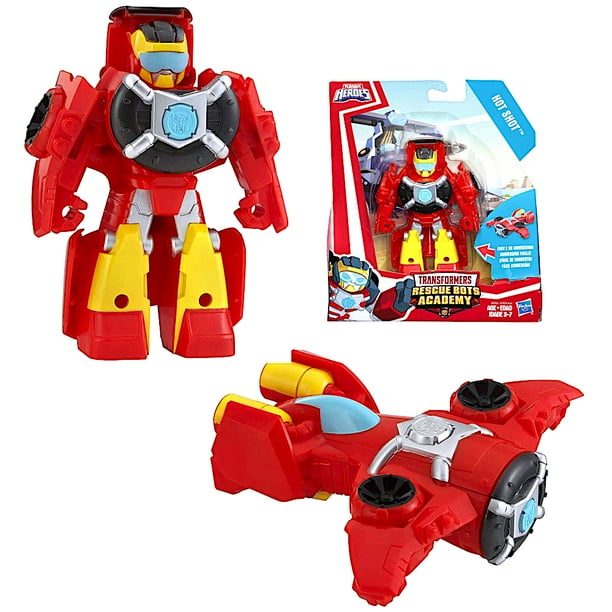 Hot Shot Robot to Plane Rescue Heroes Transformer 4.5