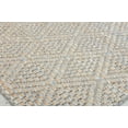 thumbnail image 6 of Rugs America Double Diamond DB10A Textured/Diamond Farmhouse Cream Area Rug, 2’0”x3’0”, 6 of 6