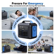 SBAOH Portable Power Station, 300w 296wh Solar Generator 80000mah Lithium Battery Solar Power Banks Generator Power Source for Camping