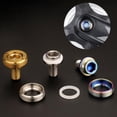 thumbnail image 3 of LICEWO 2Pcs Bike Crank Screws M8x15mm Fixing Screws Bike Bottom Rack Axles Bolts 8mm Thread Inner Hexagon Threaded Screw Set, 3 of 9