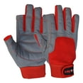 thumbnail image 5 of True Sailors Sailing Gloves with Cut only Thumb and Index Finger and Grip for Men and Women, Great for Kayaking, Workouts and More Grey/Red, 5 of 7