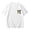 White, variant on ibiyuan Cute Clothes For Girls Girls' Summer Casual Graphic Tee Lightweight Short Sleeve Top With Playful Knot Tie Design And Breathable Fabric White