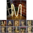 thumbnail image 2 of Coofit LED Neon Light Alphabet Letter Sign Neon Night Light Wall Decor for Home Holiday, 2 of 7