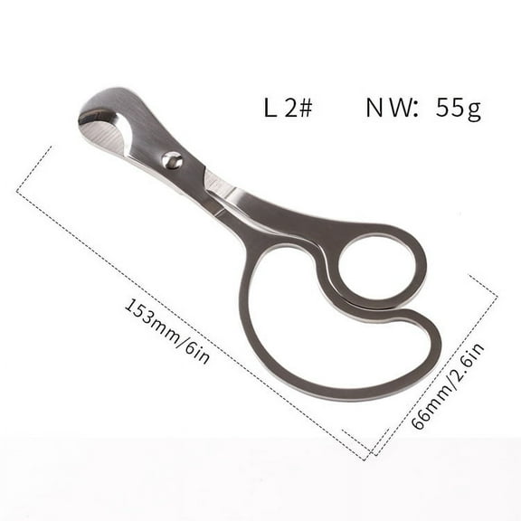 Stainless Steel Cigar Scissors Cigar Cutter Cigar Cutter Cuban Cigar Accessories Cool Gadgets Smoking Accessories (style one)