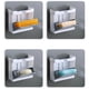 thumbnail image 2 of Soporte De Almacenamiento Multifuncional Estante De Almacenamiento Colgante Estante De Jabón Clamshell Soporte De Plato De Jabón Con Perchas Escurridor De Soporte De Jabón Firme Para Interior Eigraketly HA027560-05, 2 of 7