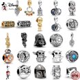thumbnail image 2 of Disney Marvel Rescuer Star Charms Wars cuentas para pulsera de plata de ley 925 Original collar joyería plata de ley 925, 2 of 4