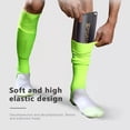 thumbnail image 2 of Mens Sportswear Stirrup Socks Breathable Soft Knee High Football Stirrup Socks Non-Slip Training Socks White, 2 of 6