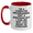 White/Red, variant on Funny Computer Programmer Gifts from Friends for Graduation - Two Tone Coffee Mug with I'm A Computer Programmer. Not A Magician But I Can See Why You Might Be Confused.