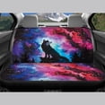 thumbnail image 4 of Uourmeti Wolf Starry Night Car Seat Covers Easy to Install Car Seat Cover Full Set, Auto Decor Compatible with Cars Sedans, 4 of 6