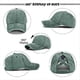 thumbnail image 2 of 1 Pcs Gray Women's Ponytail Hat, Women's Ripped Baseball Cap, 2 of 5