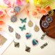 thumbnail image 3 of Kit de 8 pares de pendientes DIY con pintura de diamantes, fabricación de doble cara para mujeres y niñas, 3 of 9