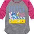 thumbnail image 3 of Lilo & Stitch - Ohana Beach Blub - Toddler And Youth Girls Shirt Tail Raglan, 3 of 5
