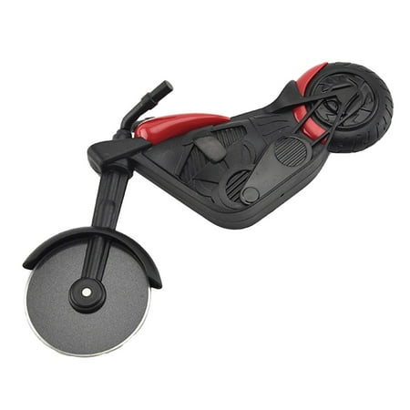 

Tiyuyo Motorcycle Shape Pizza Cutter Wheel Stainless Steel Cake Pies Cutting Knife