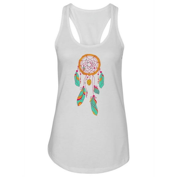 Colorful Dream Catcher Design . Tank Women -Image by Shutterstock, Female Medium