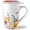 Floral-2, variant on 2026 New 18oz Ceramic Tea Mug with Infuser & Lid, Large Loose Leaf Tea Cup, Microwave & Dishwasher Safe, Ideal Gift & Daily Use for Tea Lovers