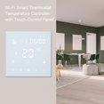 thumbnail image 4 of Pantalla LCD de control de aplicación de controlador de temperatura de termostato digital inteligente Wi-Fi, 4 of 8