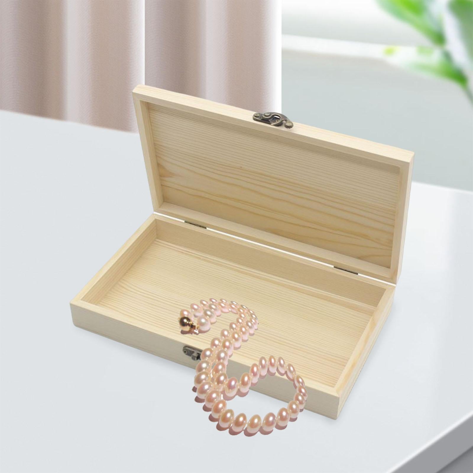 Boite En Bois Avec Couvercle Boîte En Bois Style Inde 17x17x10cm - Coffret à Bijoux Sculpté - Couvercle à Charnière Boîte Rangement Décorative