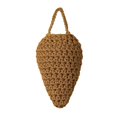 thumbnail image 2 of Simulated Wasp Honeycomb Net Bag for Outdoor Wasp Control, Natural Cotton Rope Hand-Woven Decorative Hanging Nest, Durable Weatherproof Garden Patio Farm Orchard Pest Repellent, 2 of 6