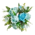 thumbnail image 4 of Bolas de flores de boda, flores falsas, perfectas para decoración de mesa de fiesta, ramo para centros de mesa de boda , azul BLESIY Fiesta, 4 of 8
