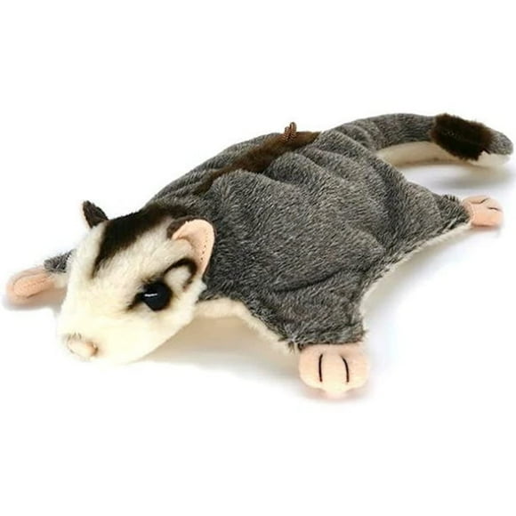 Sugar Glider Plush - Realistic Sugar Glider Stuffed Animal 8.5 Inch Plush Toy Furry Stuff Gifts For Kids
